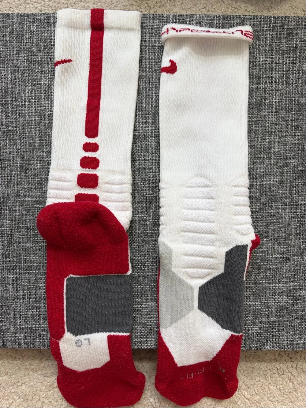 Nike Men's Low-Cut Athletic Socks - Red, Pink & Navy (3-Pack)